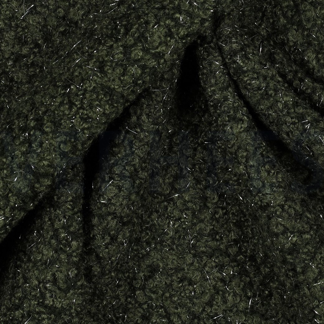 BOUCLE LUREX DARK GREEN #3