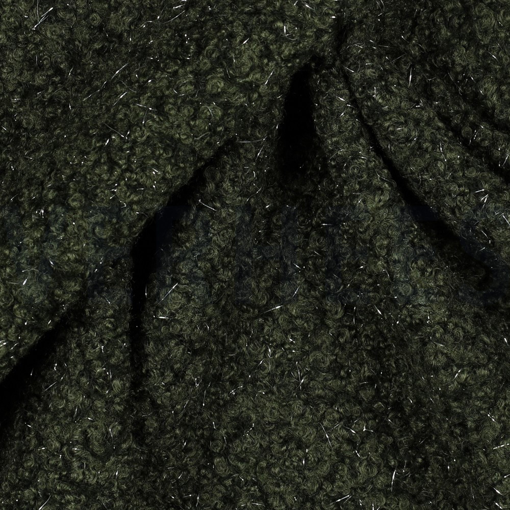 BOUCLE LUREX DARK GREEN (high resolution) #3