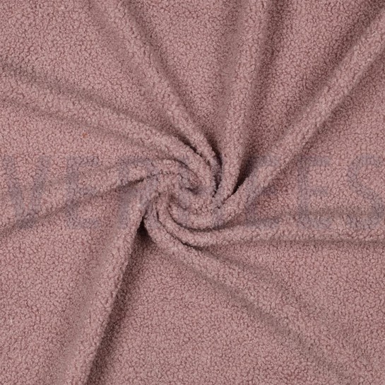 TEDDYSTOFF KUNSTPELZ PUDER DUNKEL #7