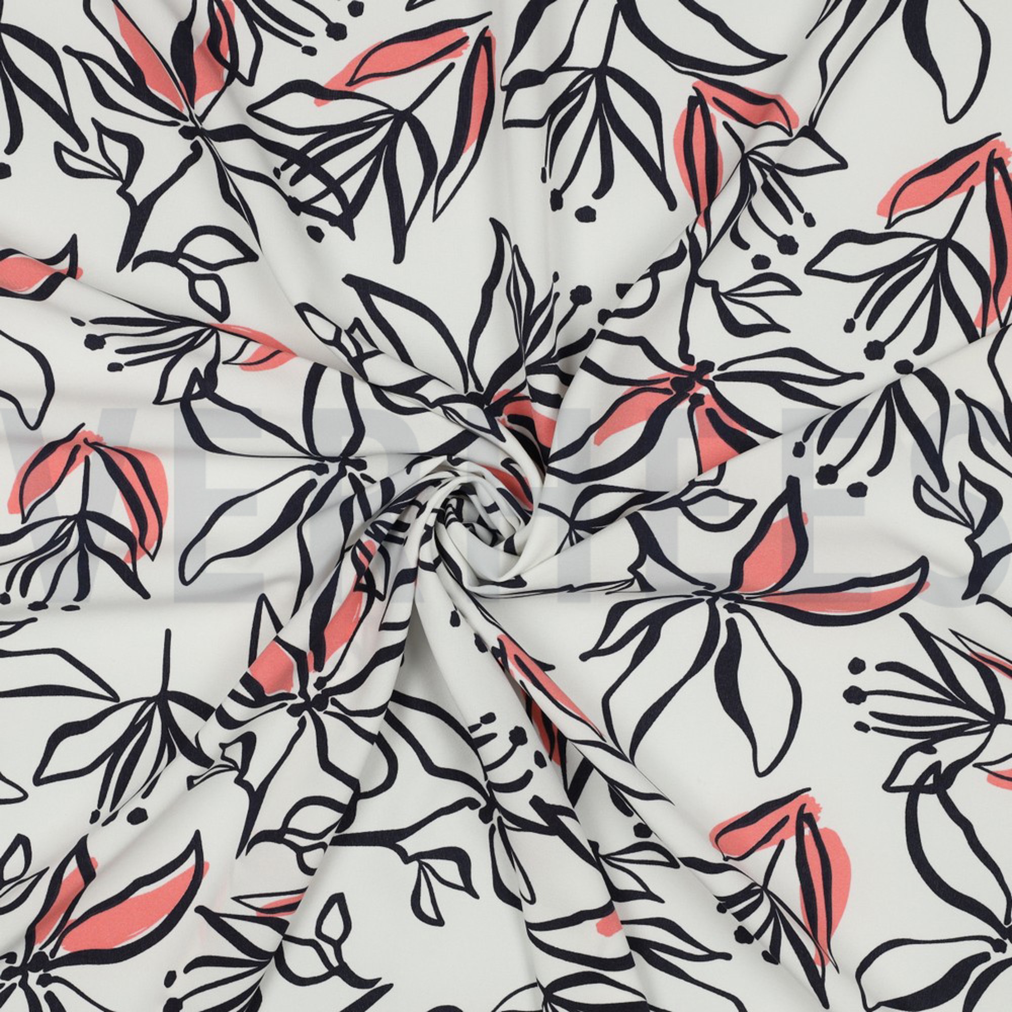 MAGNOLIA STRETCH FLOWERS WHITE (high resolution) #3