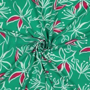 MAGNOLIA STRETCH FLOWERS GREEN (thumbnail) #3