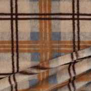 FAUX FUR CHECK SAND (thumbnail) #3