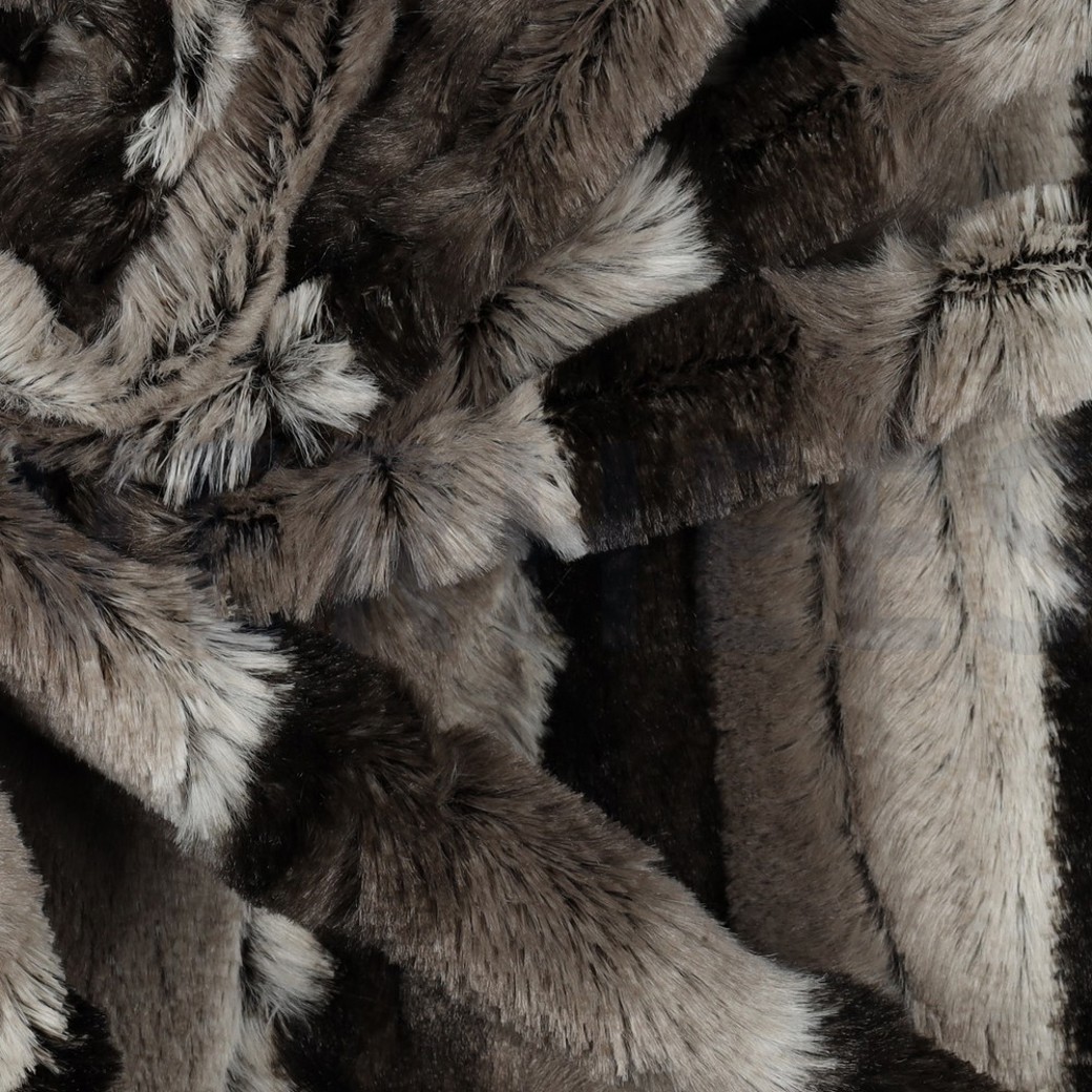 FAUX FUR DARK BROWN #3