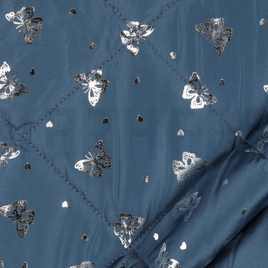 STEPPED SILVER BUTTERFLY PETROL #7