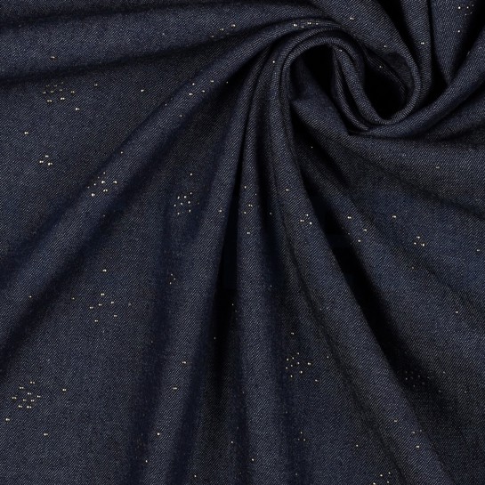JEANS GLITTER SMALL DOTS INDIGO #7