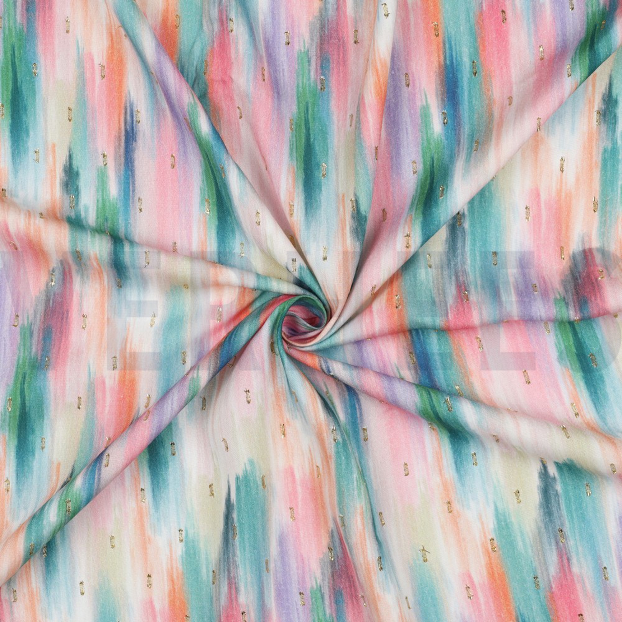 VISCOSE LUREX DIGITAL ABSTRACT GREEN (high resolution) #3