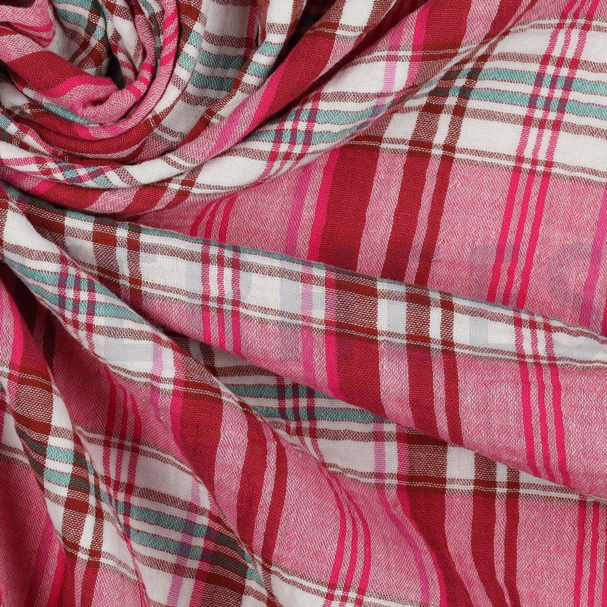DOUBLE SIDED DOUBLE GAUZE CHECKS PINK CHECK (high resolution) #3