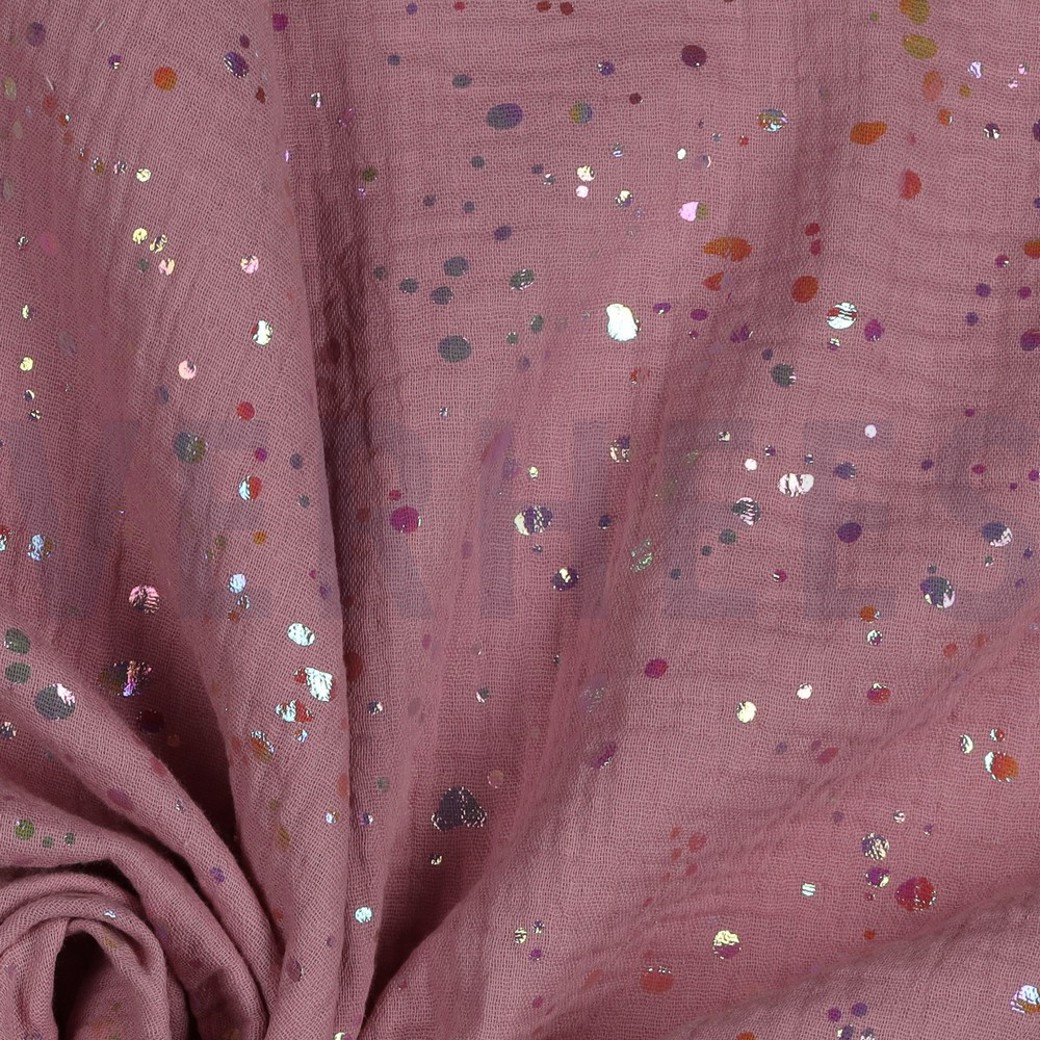 DOUBLE GAUZE FOIL LILAC #3