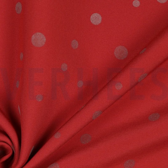 SOFTSHELL REFLECTIVE DOTS ROUGE #7