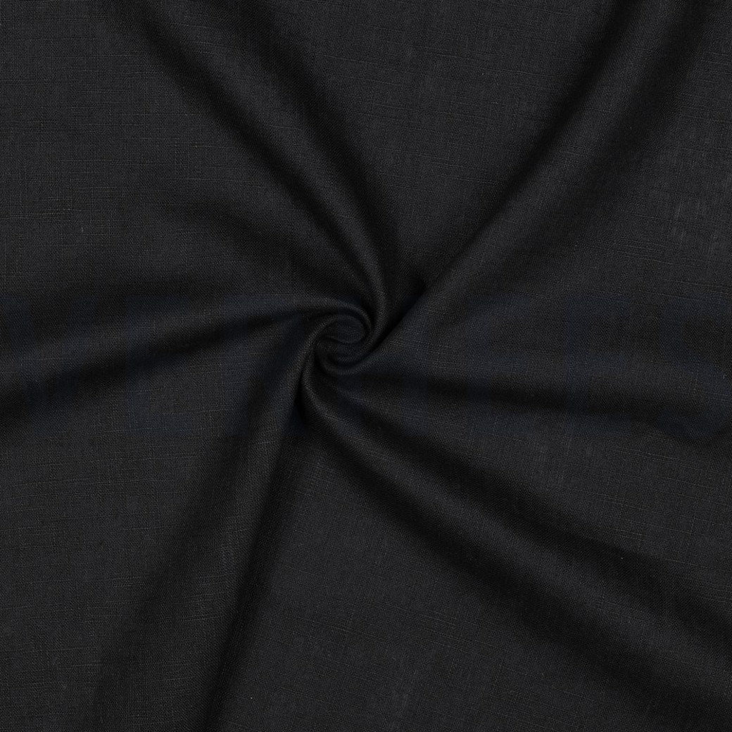 LINEN WASHED 230 gm2 BLACK #3