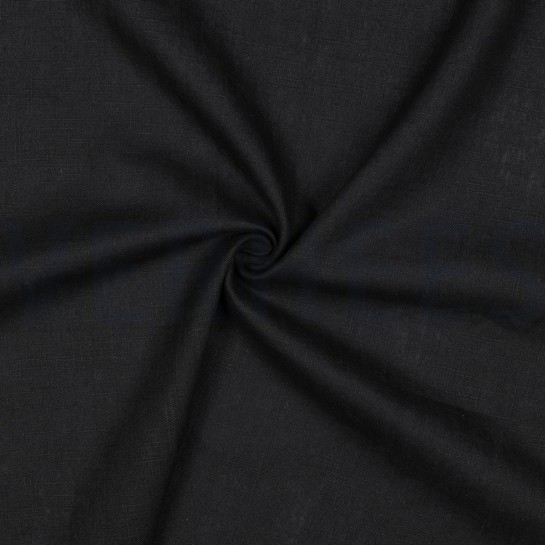 LINEN WASHED 230 gm2 BLACK #7