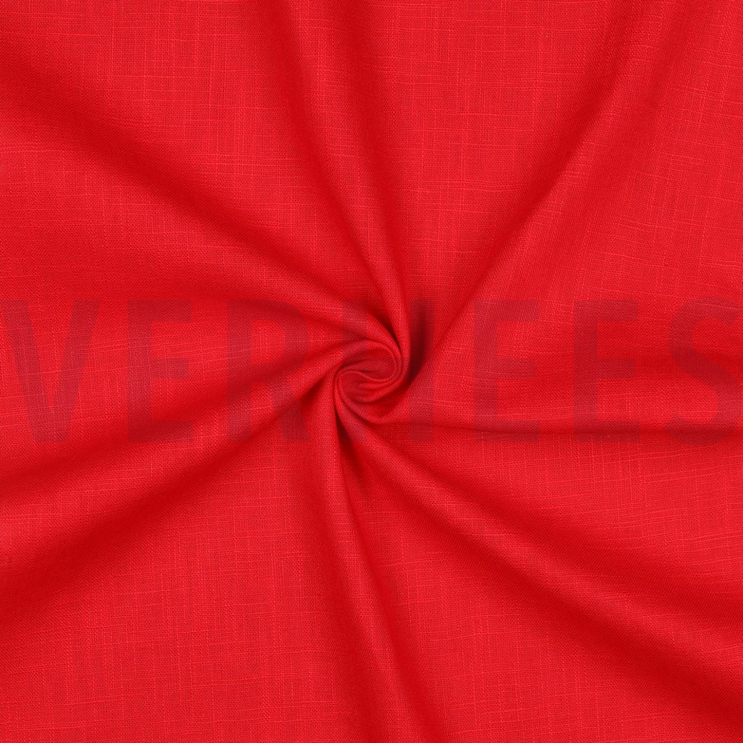 LINEN WASHED 230 gm2 RED #3