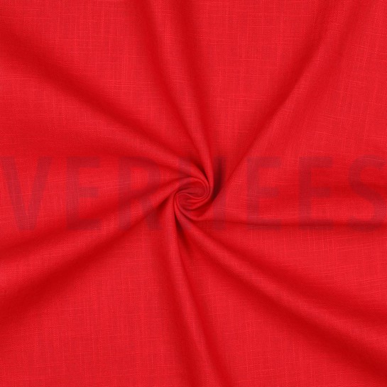 LINEN WASHED 230 gm2 RED #7