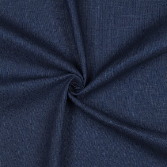 LINEN WASHED 230 gm2 INDIGO #7