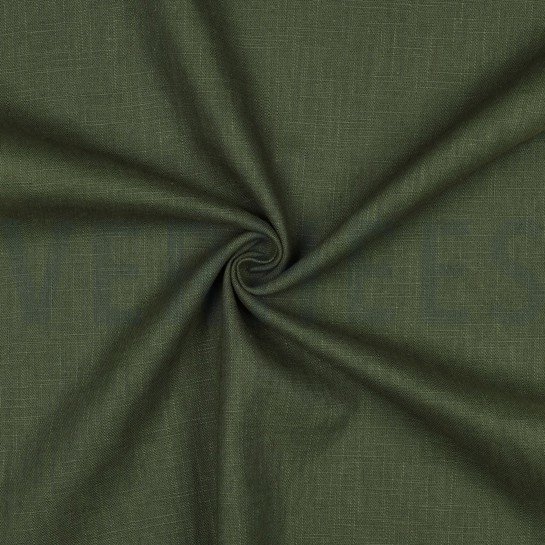 LINEN WASHED 230 gm2 FOREST GREEN #7