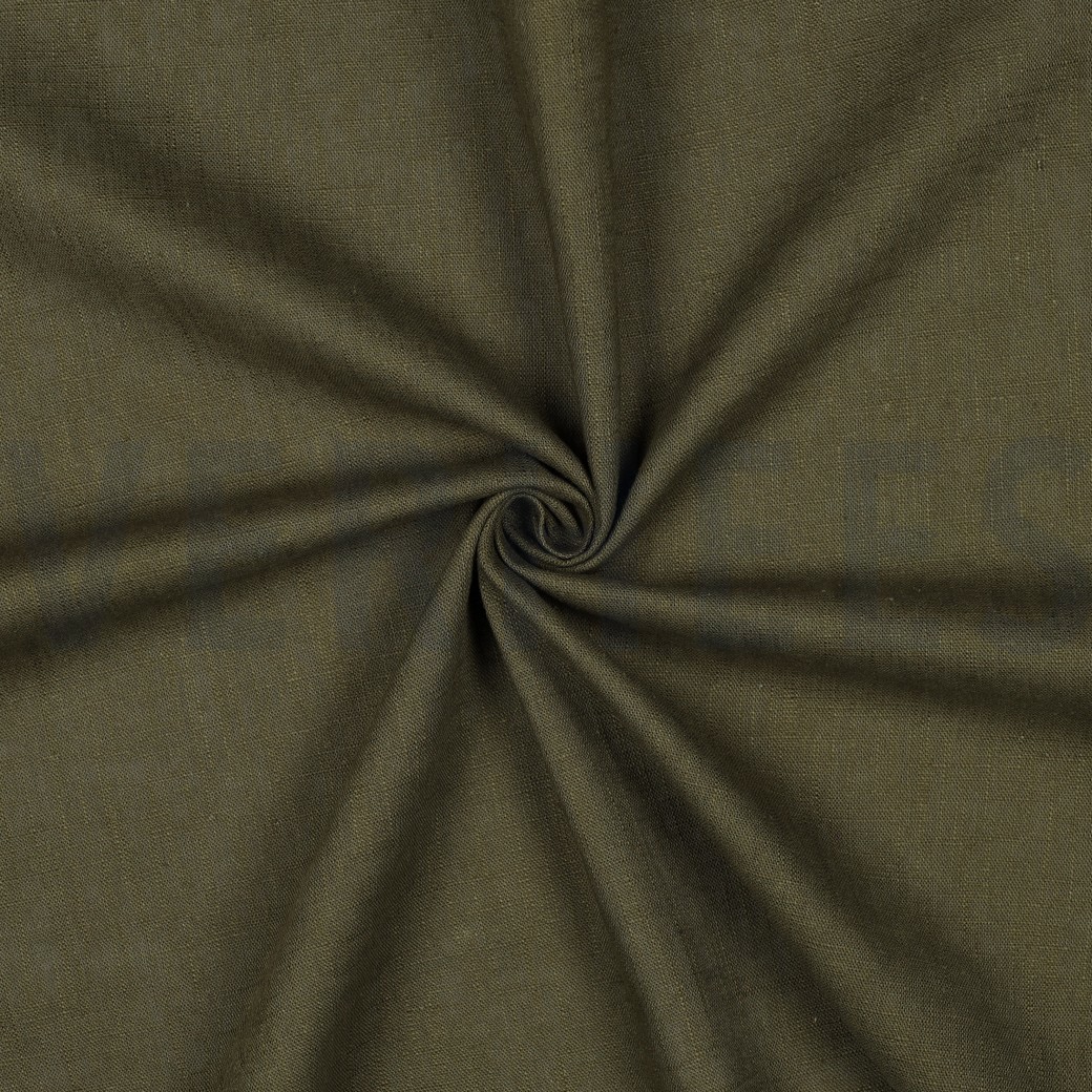 LINEN WASHED 230 gm2 MOSS GREEN #3