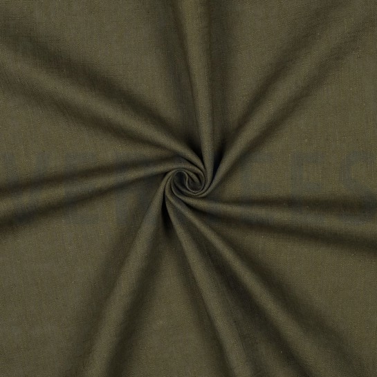 LINEN WASHED 230 gm2 MOSS GREEN #7