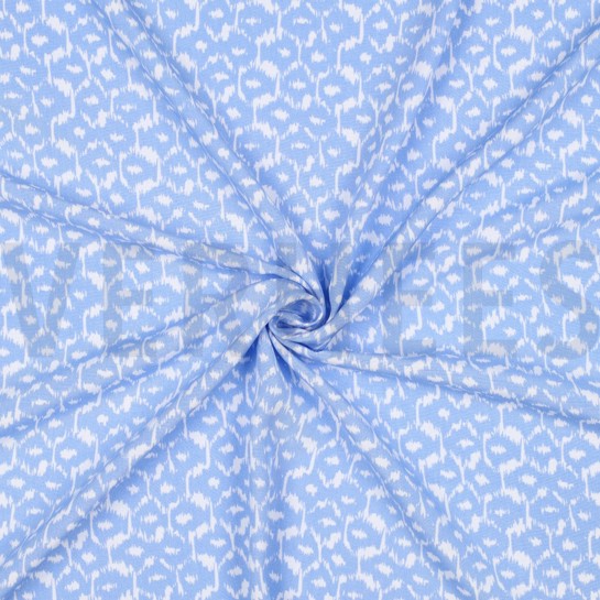 VISCOSE RADIANCE ABSTRACT BLAUW #7