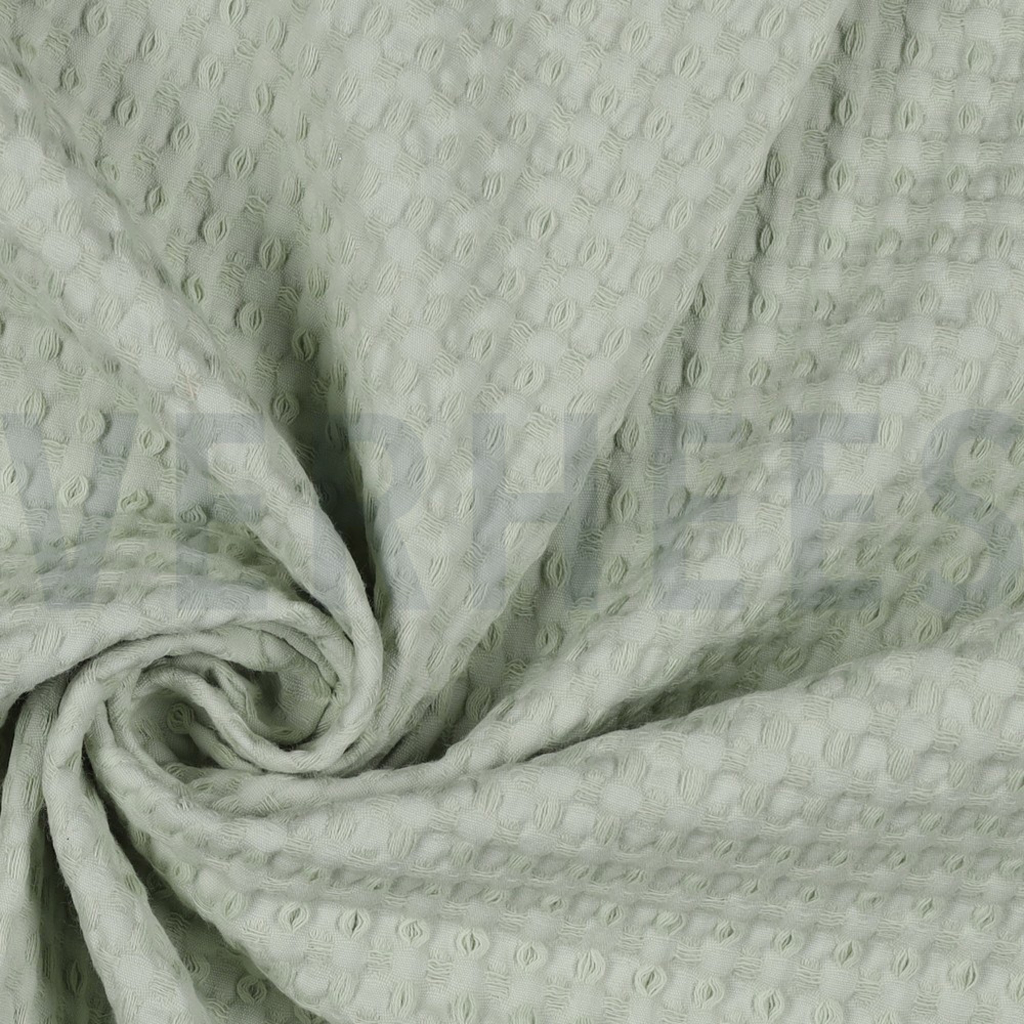 COTTON WAFFLE BIG MINT GREEN (high resolution) #3