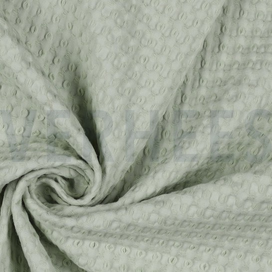 KATOEN WAFEL GROOT MINTGROEN #7