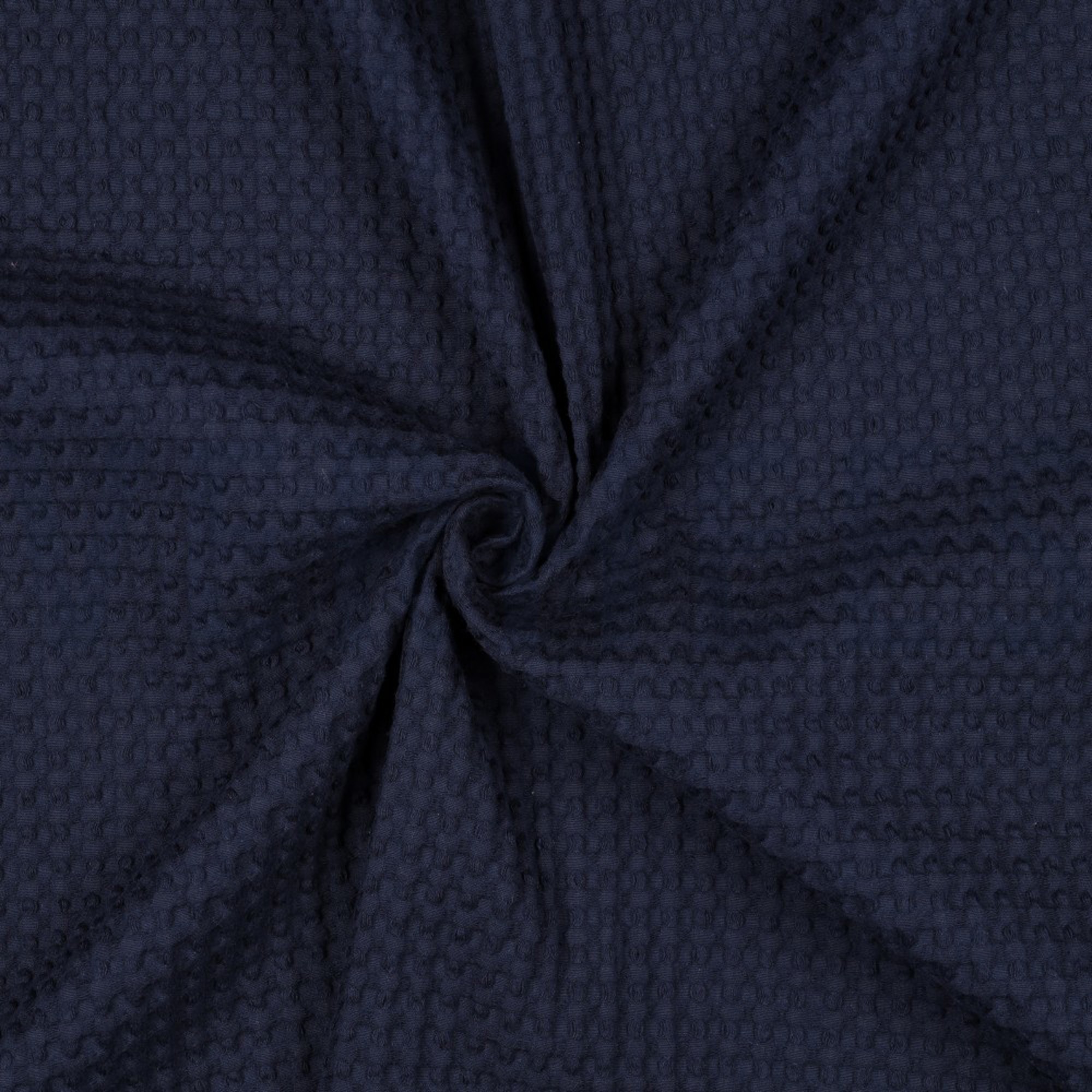 COTTON WAFFLE BIG NAVY (high resolution) #3