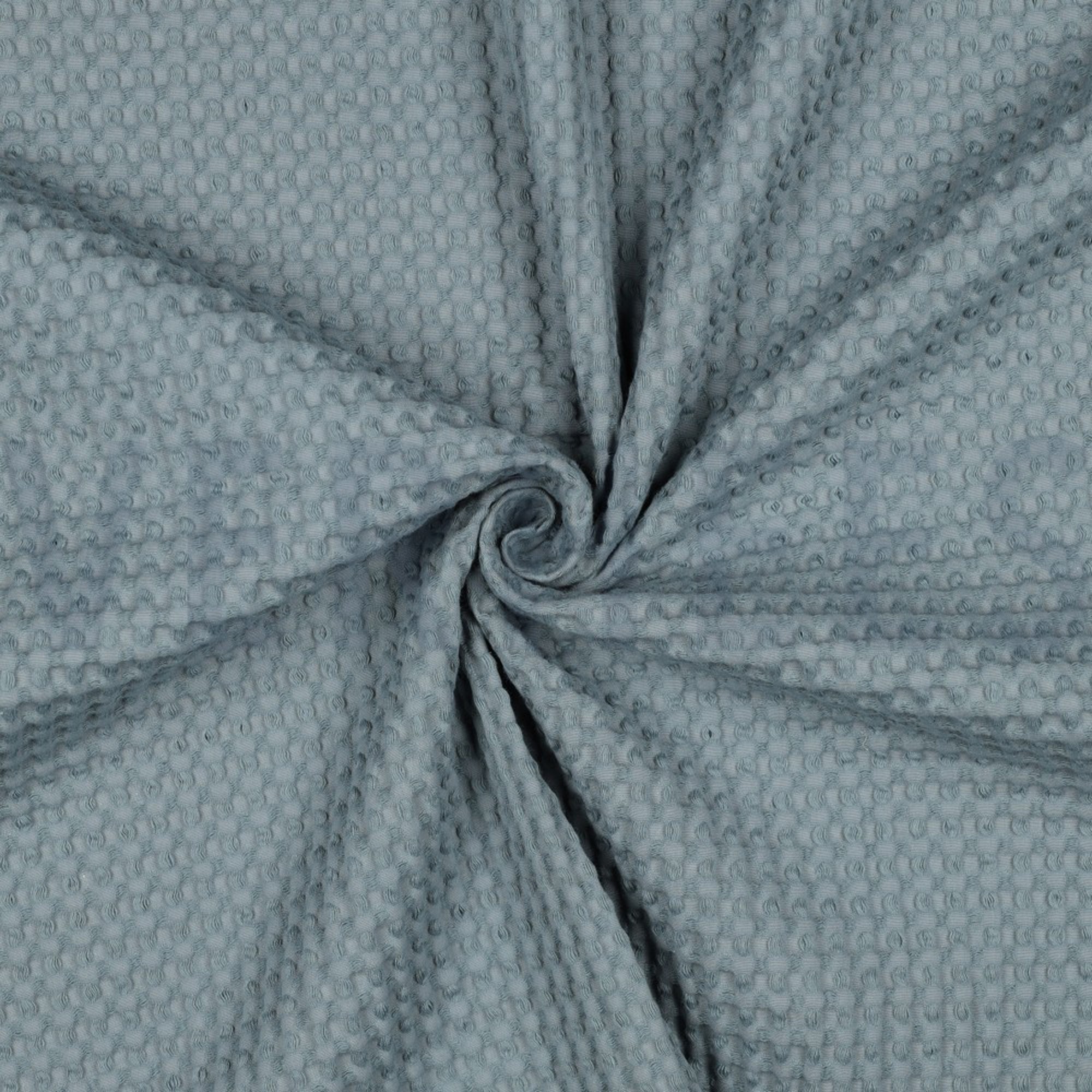 COTTON WAFFLE BIG PALE TURQUOISE (high resolution) #3