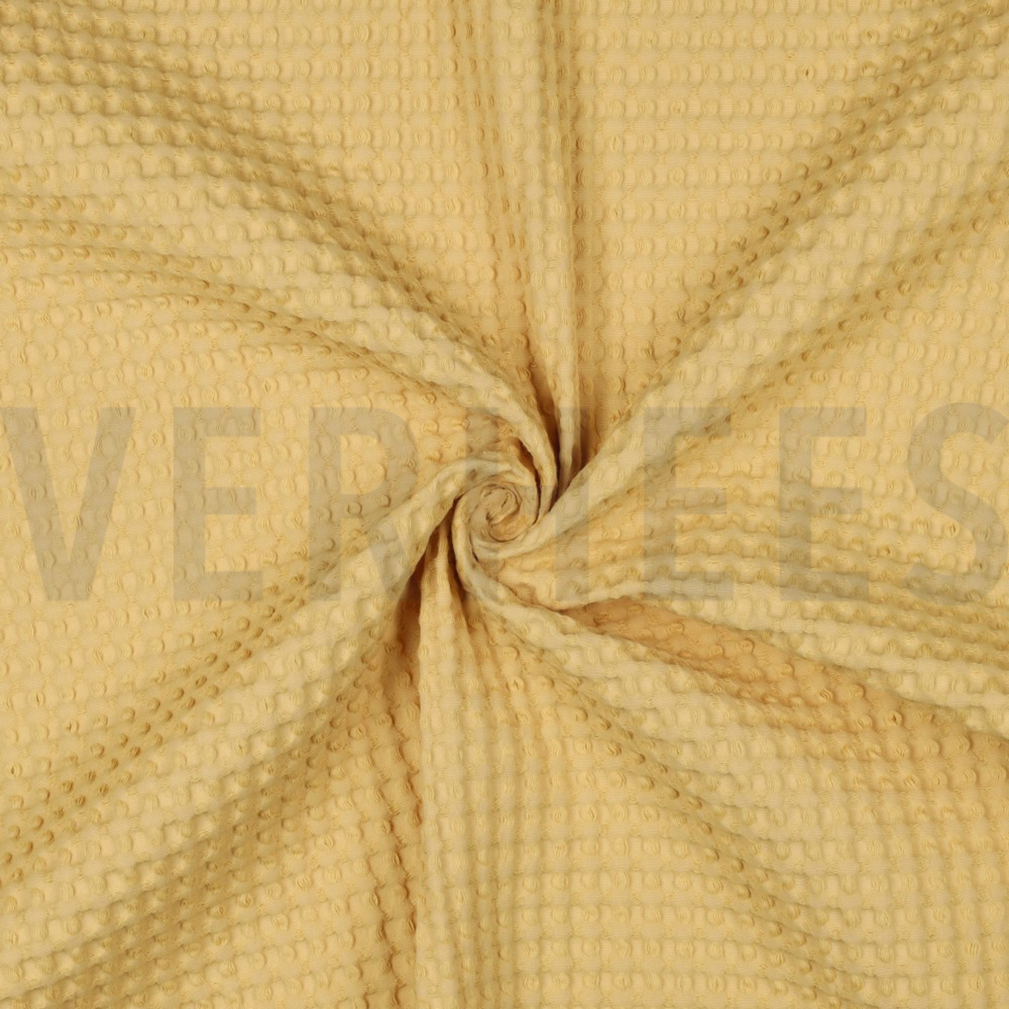 COTTON WAFFLE BIG SOFT YELLOW (high resolution) #3