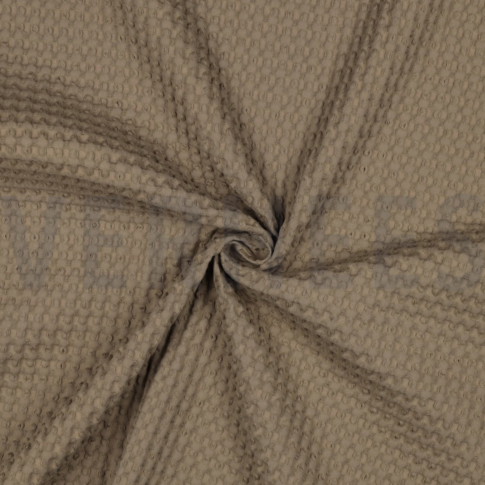 COTTON WAFFLE BIG TAUPE (high resolution) #3