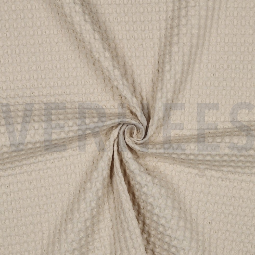 COTTON WAFFLE BIG BEIGE #3