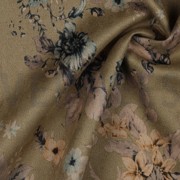 SUEDE STRETCH FLOWERS LIGHT GREEN (thumbnail) #3