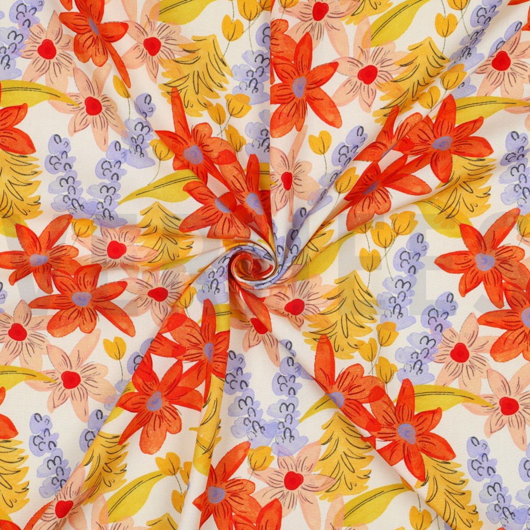 RADIANCE DIGITAL FLOWERS OFF-WHITE #3