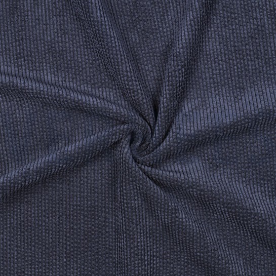 KUNSTPELZ CORD MARINEBLAU #7