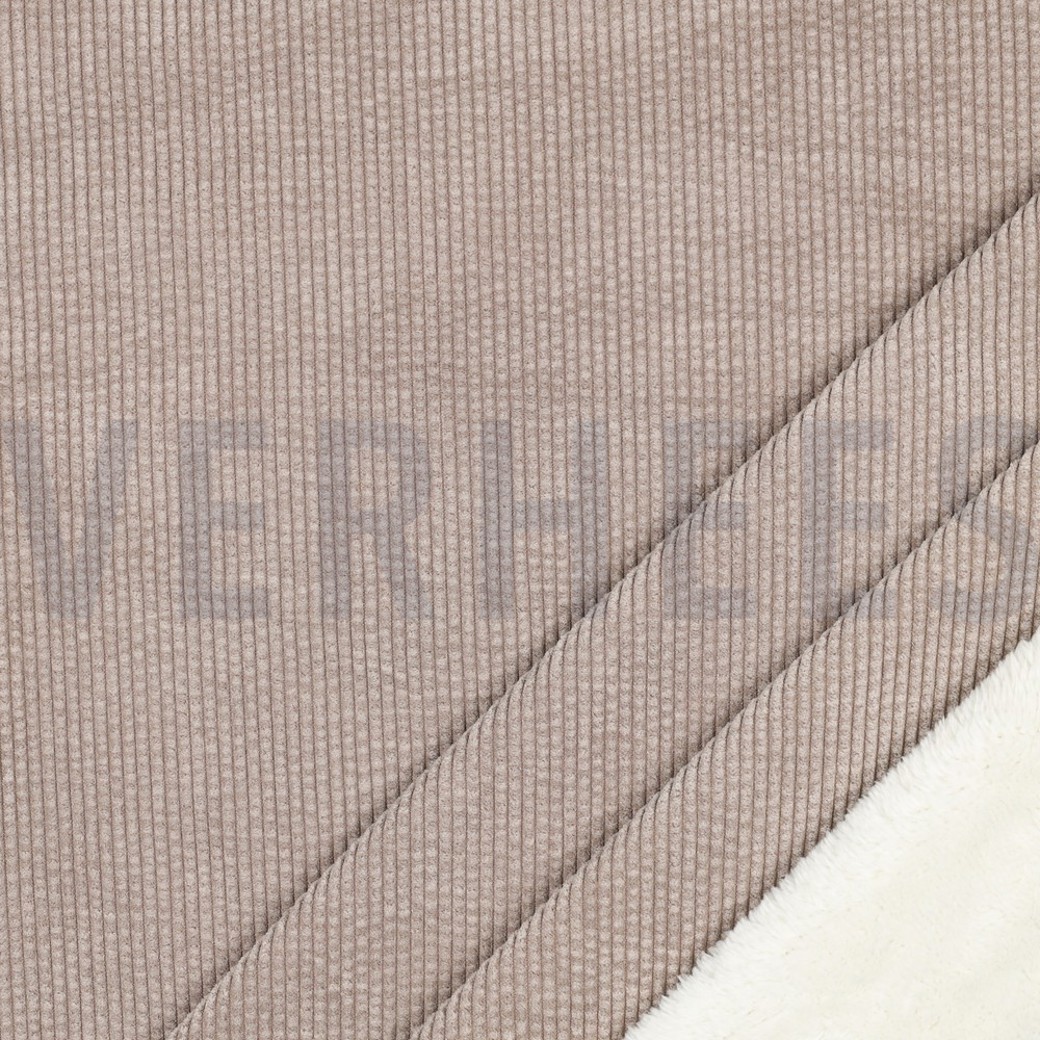 FAUX FUR CORDUROY SAND #3