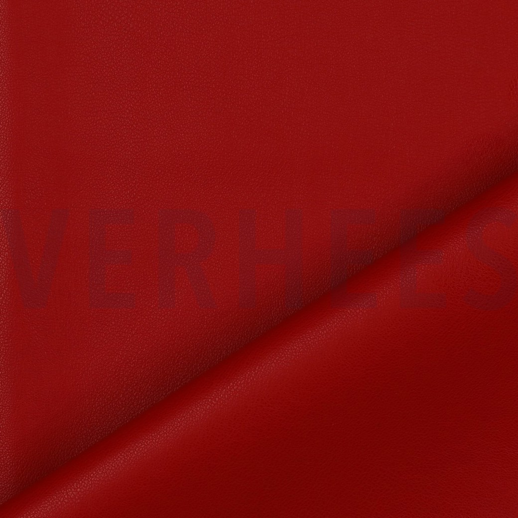 FAUX LEATHER RED #3