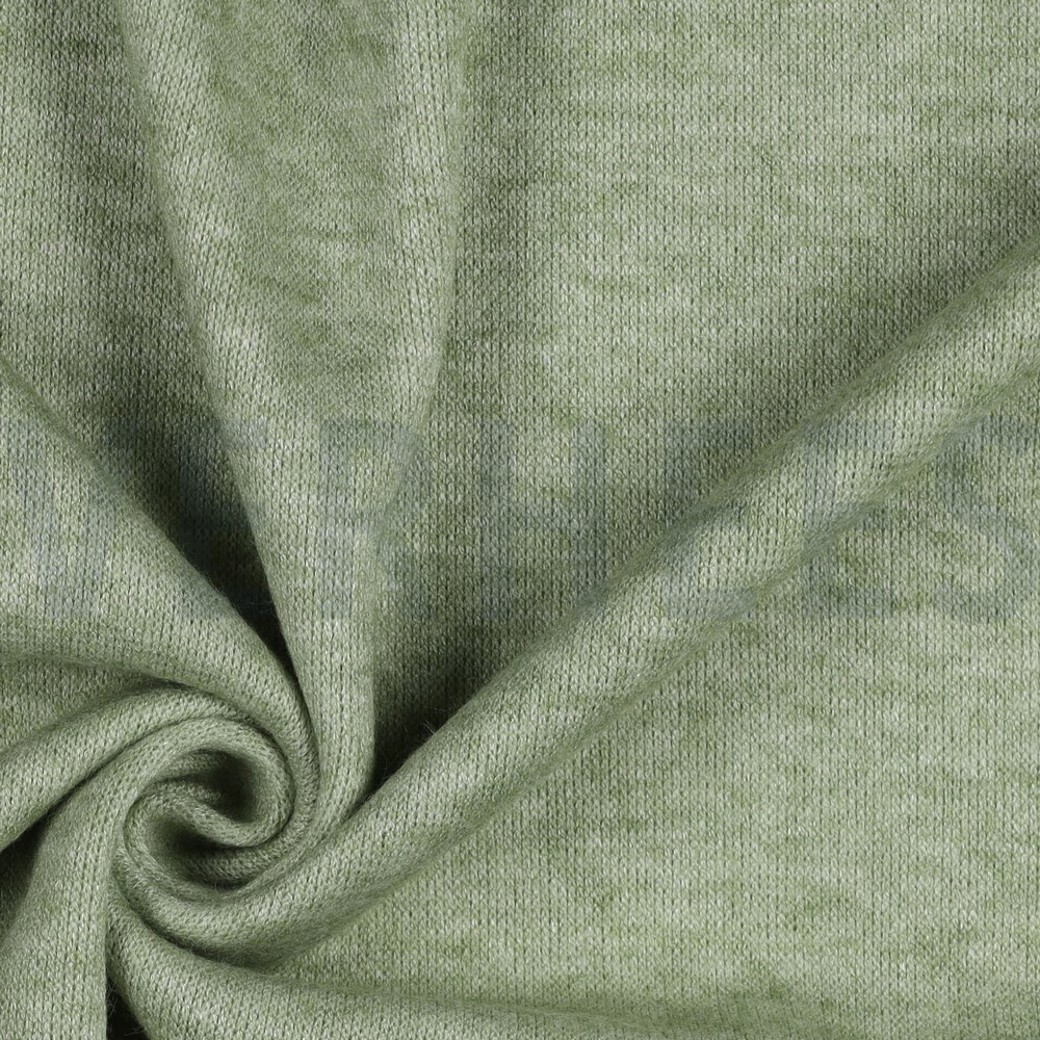KNITTED MELANGE LIME MELANGE #3