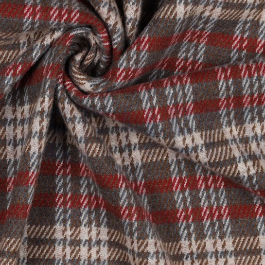 JACQUARD CARREAUX TAUPE #7