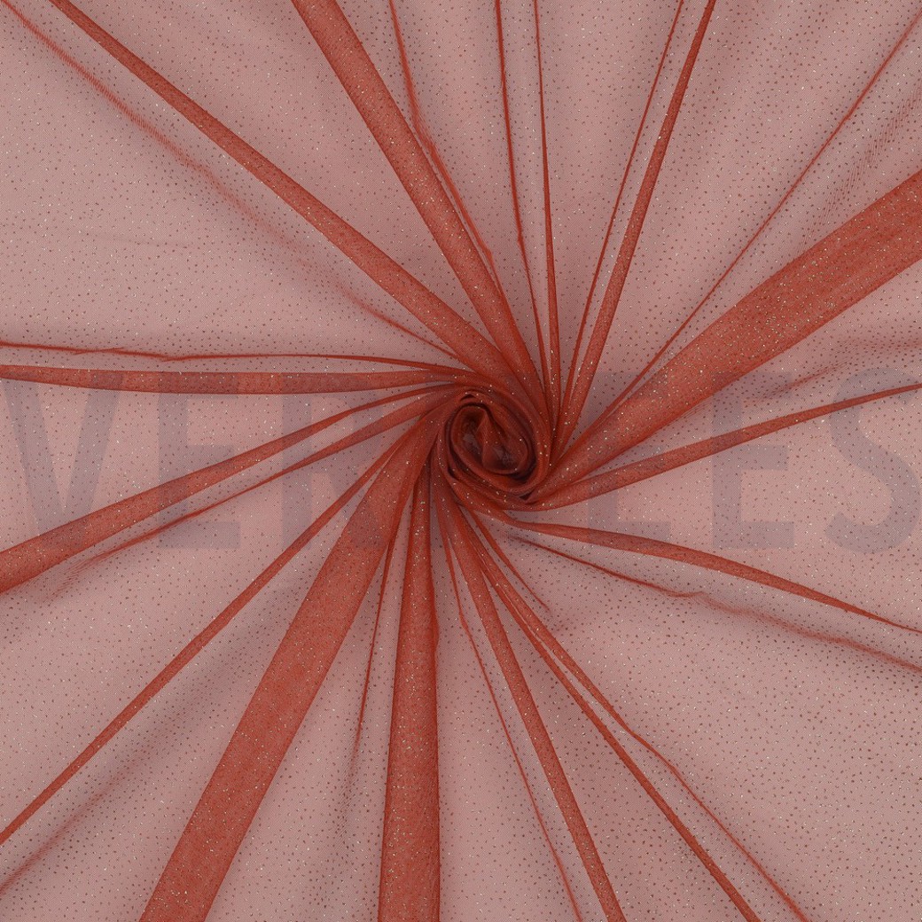 ROYAL TULE SPARKLE RUST/ GOLD #3
