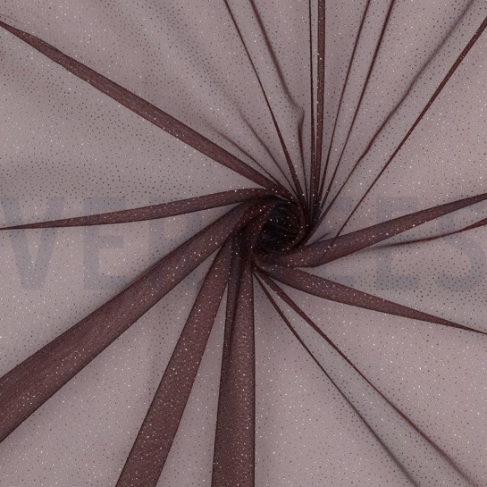 ROYAL TÜLL GLITZER AUBERGINE #7