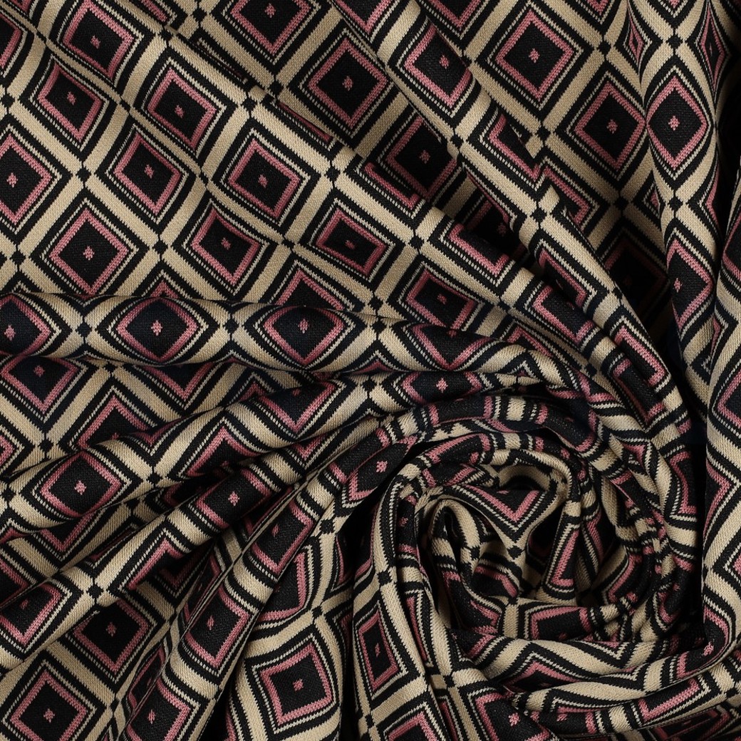 KNITTED JACQUARD MULTI BEIGE #3