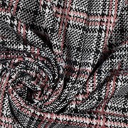 KNITTED JACQUARD BLACK/WHITE/PINK (thumbnail) #3