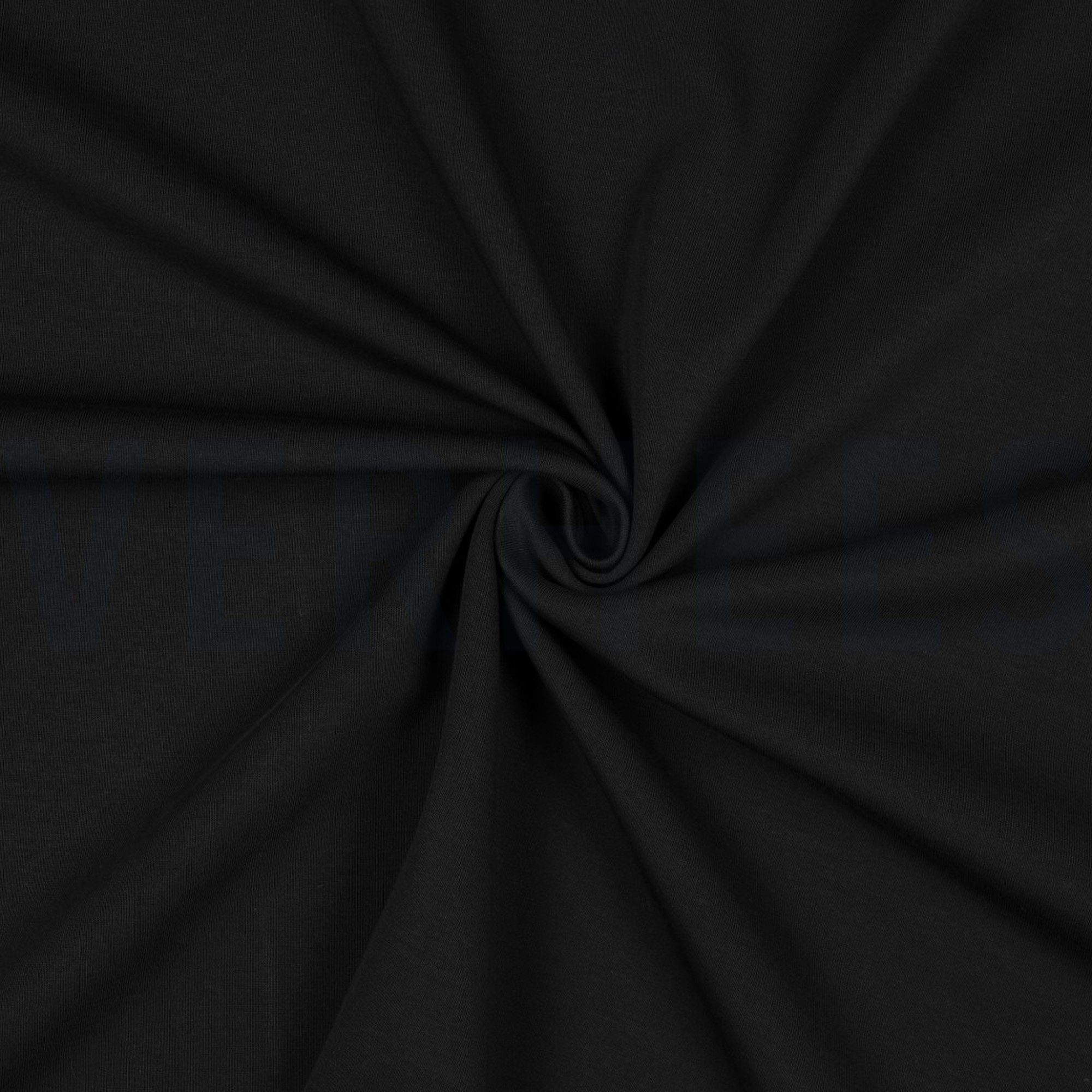 COTTON INTERLOCK JERSEY BLACK (high resolution) #3