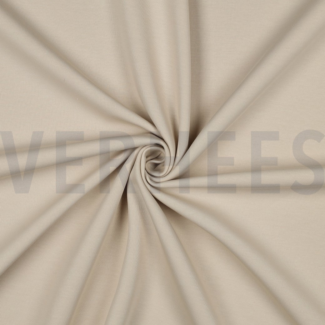 COTTON INTERLOCK JERSEY SAND #3