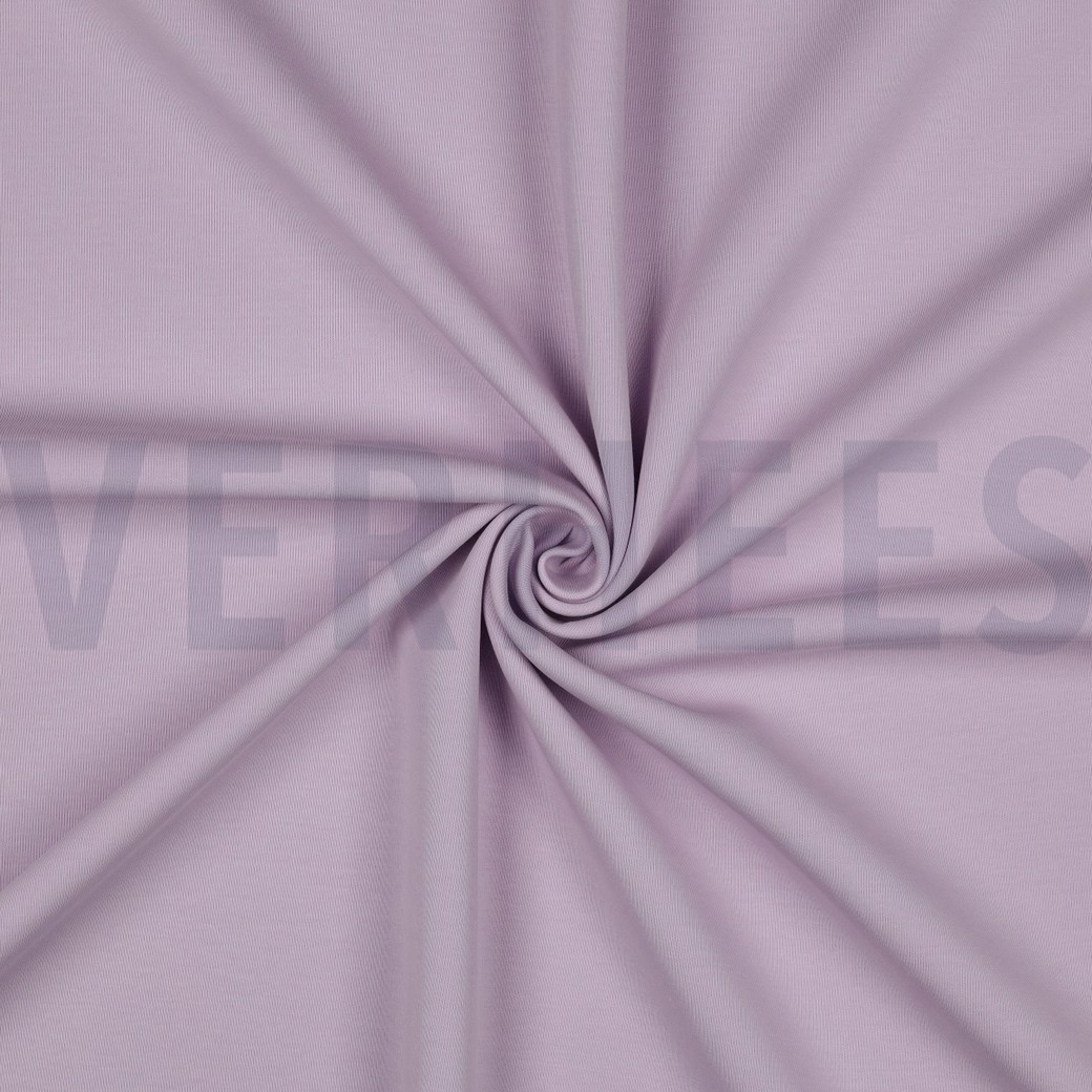COTTON INTERLOCK JERSEY LILAC #3