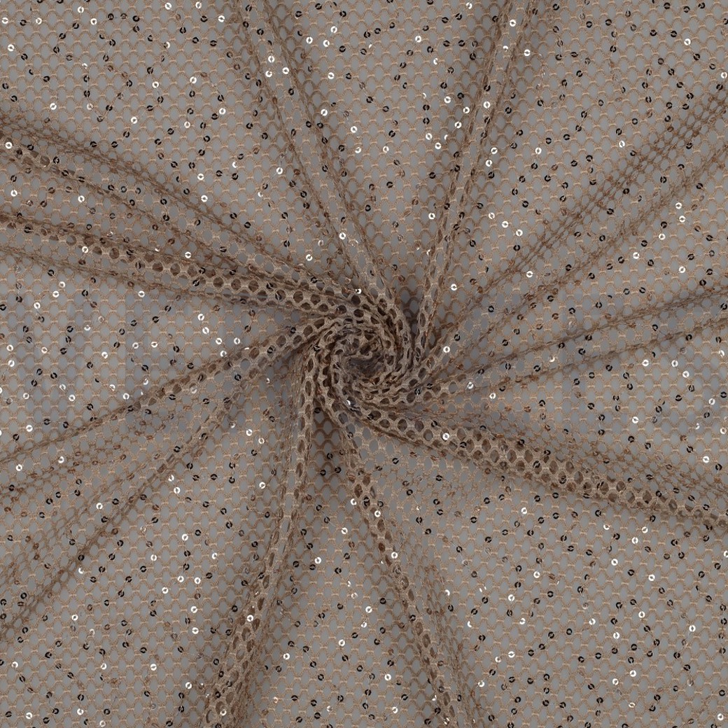 CROCHET SEQUINS BRONZE #3
