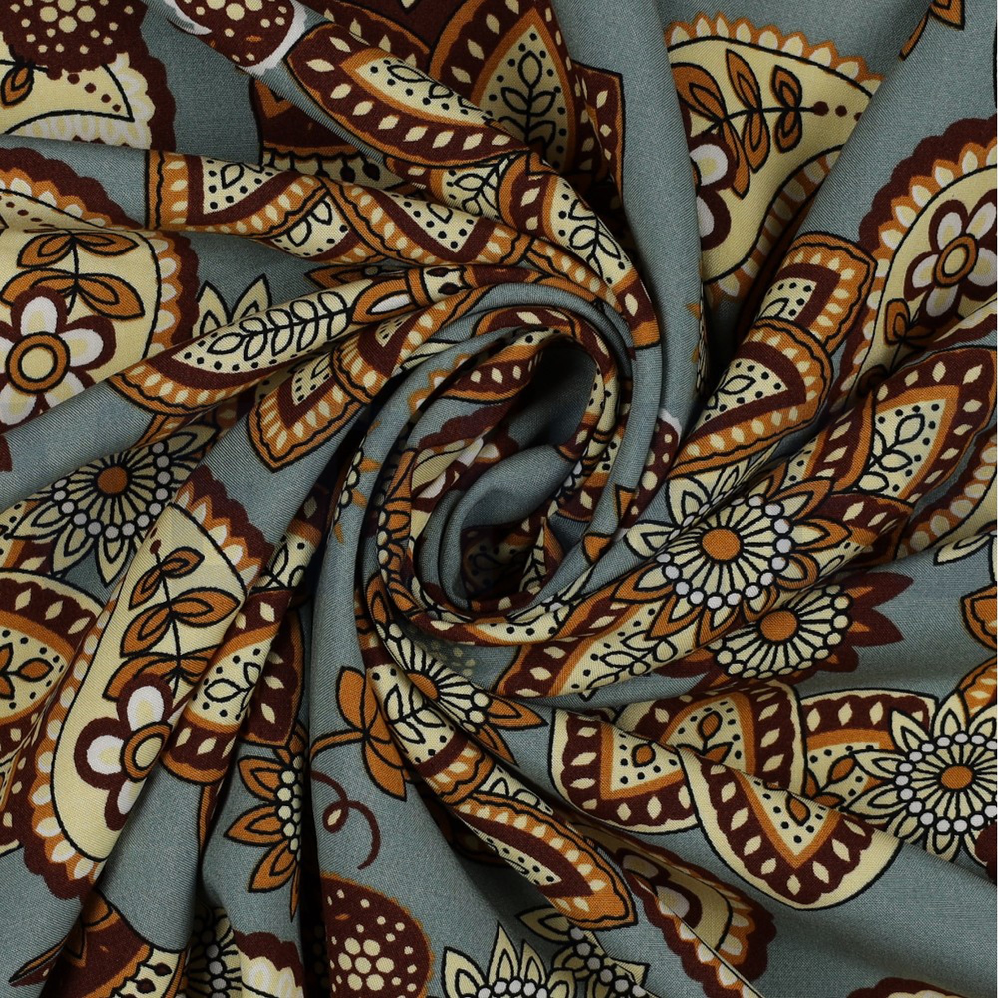 RADIANCE PAISLEY OLD GREEN (high resolution) #3