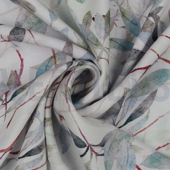 VISCOSE RADIANCE DIGITAAL BLOEMEN ECRU #7