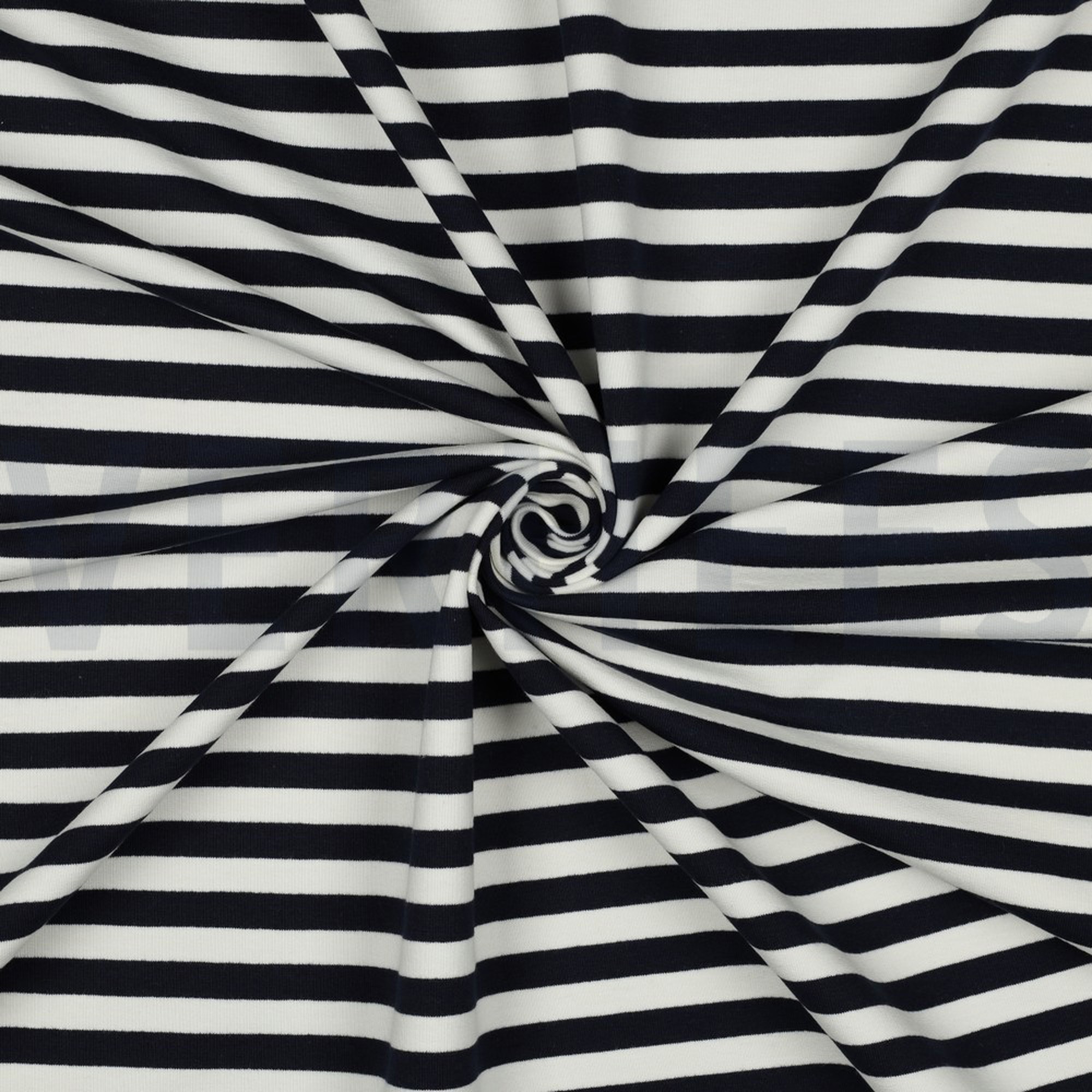 FRENCH TERRY YARN DYED STRIPES NAVY / OFF WHITE (high resolution) #3