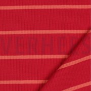 RIB YARN DYED STRIPES MAGENTA /CORAL (thumbnail) #3