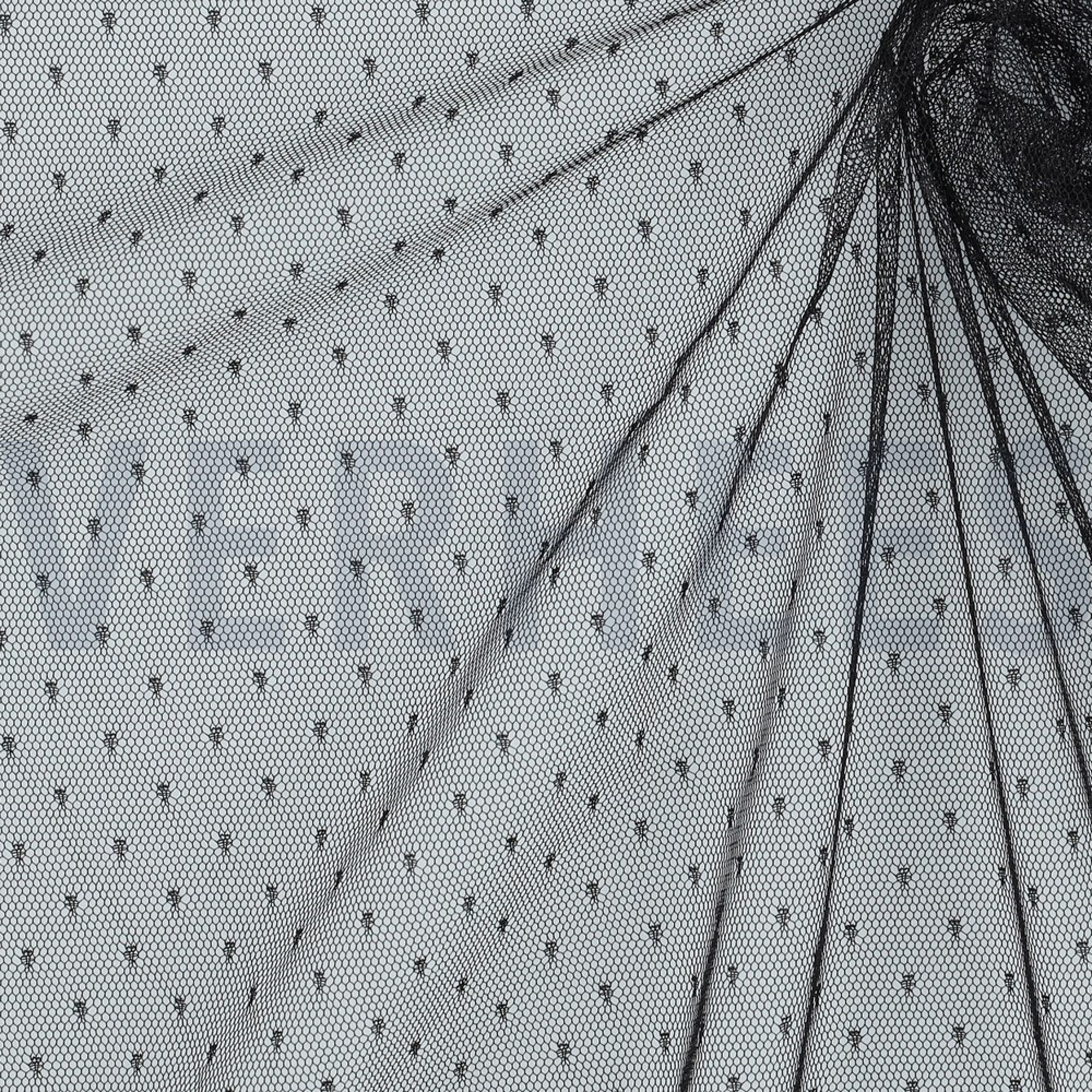 FINE TULE DOT BLACK (high resolution) #3