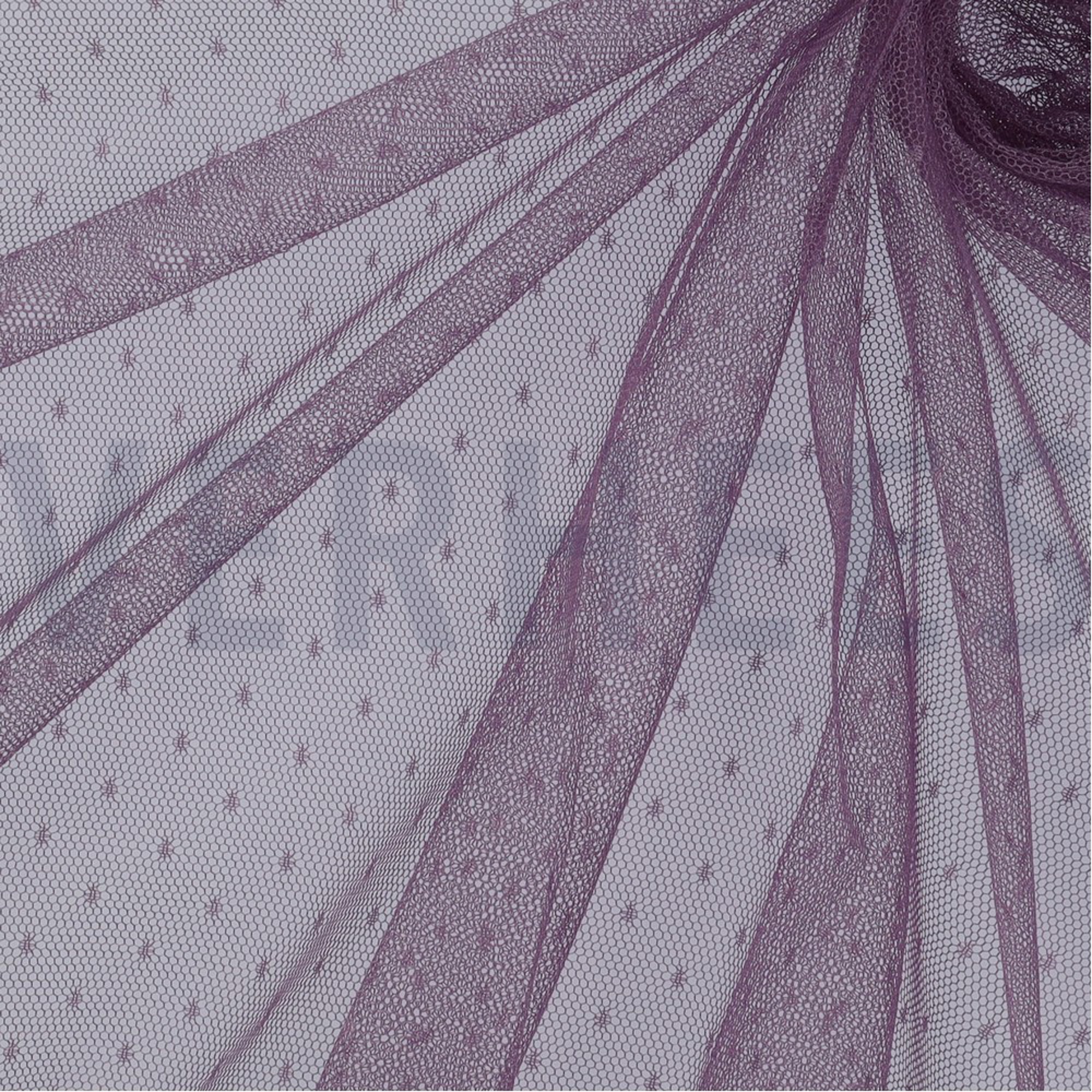 FINE TULE DOT LILAC (high resolution) #3